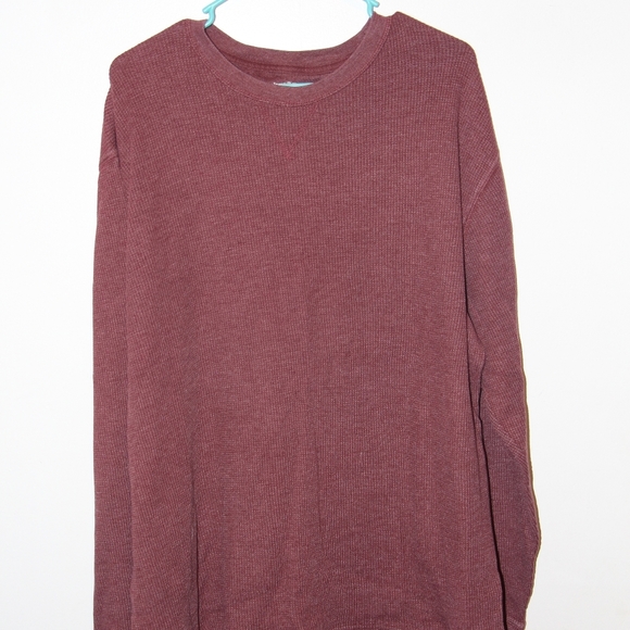 Mens St. Johns Bay Red Long Sleeve Thermal - Picture 5 of 5